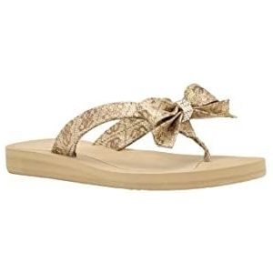 GUESS Tuta Teenslippers voor dames, Goud 710, 37 EU