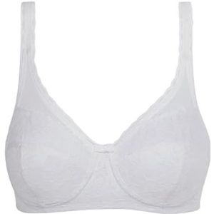 Playtex BH Woman Playtex Classic Lace Support Gerecyclede Beugel BH x1, Blanc, 115D