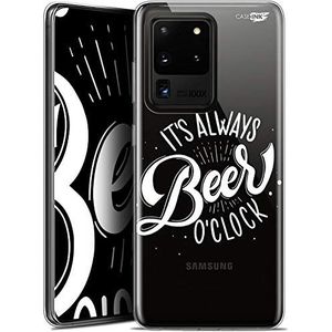 Caseink Beschermhoes voor Samsung Galaxy S20 Ultra (6.9) Gel HD [bedrukt in Frankrijk] Galaxy S20 Ultra beschermhoes – zacht – schokbestendig – Its Beer O'Clock