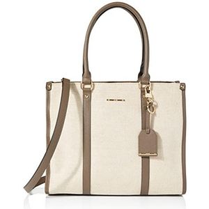 Geox Dames D Ameris M Bag, Natural/Dk Taupe, Eén Maat