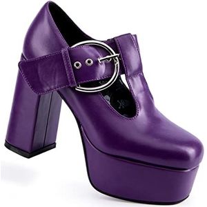 LAMODA Dream Lover Court Shoe voor dames, Purple PU, 39 EU