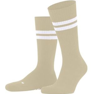 FALKE Uniseks-volwassene Sokken Dynamic U So katoen gedessineerd 1 paar, Beige Cream 4011, 44-45