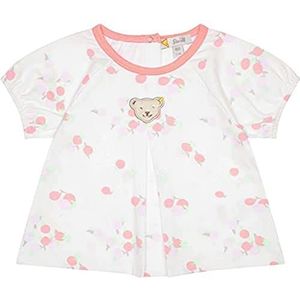 Steiff T-shirt met korte mouwen voor babymeisjes, wit (bright white), 50 cm