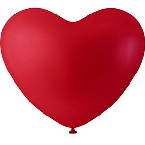 Ballonnen - Hartvormig, rood, harten, 8st