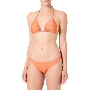 Bikini set Lurex pailletten, Oranje, 36