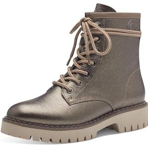 s.Oliver Dames Lace Boot Flat 5-25213-41 Enkellaarsjes, Brons, 37 EU