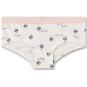 Sanetta Teenslipje voor meisjes, cutbrief panty, biologisch katoen, wit pebble, 176 cm
