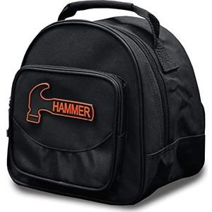 Hammer Plus 1 Single Bowling Bag - Zwart, Zwart, Eén maat, Single Voeg een tas toe