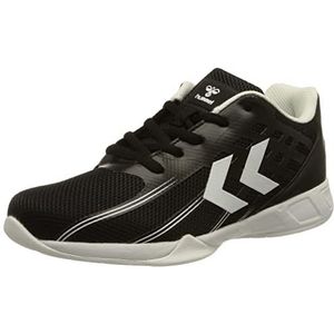 Hummel - Root Elite - Handbalschoenen - Zwart Licht Wit - Ademend Materiaal - Dempende Zool