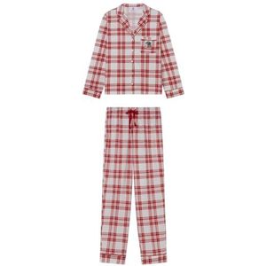 Women'secret Mafalda Wild Red Collection Pyjama lang, maat XS voor dames