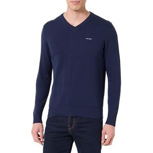 Pepe Jeans Heren M Basic V Sweater Knitwear, Blauw (Navy), M, Blauw (marine), M