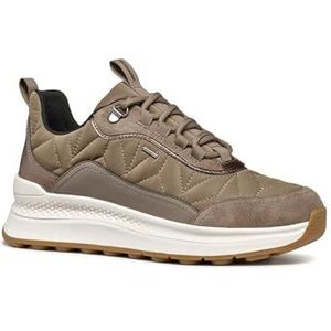 Geox D Spherica Actif X2 Sneakers voor dames, taupe, 42 EU