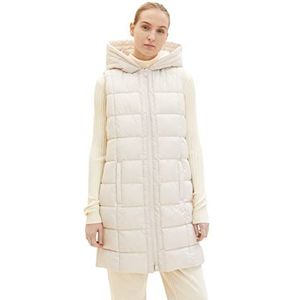 TOM TAILOR Dames Vest 1036943, 27609 - Cold Beige, L