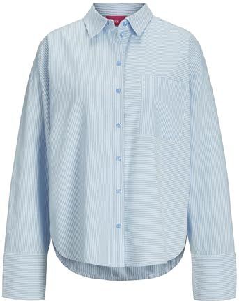 Blouse - Gestreept - Katoen - Lange Mouwen - Wijde Pasvorm