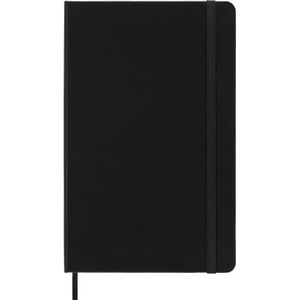 Moleskine Classic Dotted Paper Notebook, Hard Cover and Elastic Closure Journal, Color Black, Size Large 13 x 21 cm, 240 Pages