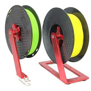 Zeberoxyz 3D-printer filamenthouder draaispoel met sokkel filament mount rack houder voor TPU/PLA/ABS 3D-print materiaal niet inbegrepen filament (draaispoel met sokkel)