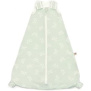 ERGObaby Babyslaapzak met pijpjes, 18-36 maanden, TOG-0,5 katoen, baby zomerslaapzak On The Move Starry Mint