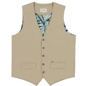 Gianni Lupo GL006BD vest, beige, M heren, Beige