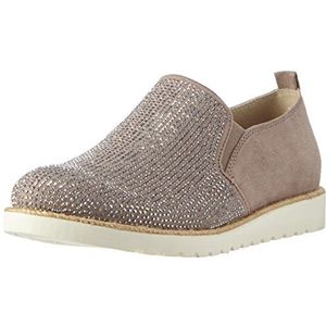 Jana Dames 24603 Slipper, grijs taupe 341, 36 EU Breed