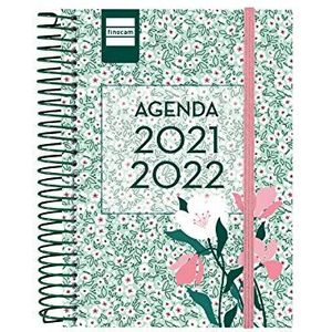 Finocam Agenda 2021 2022 1 dag, september 2021, juni 2022, 10 maanden en juli/augustus Samenvatting 8. 120 x 164 bloemensecundaire Euskera