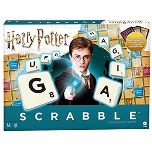 Mattel Games Scrabble Special Edition Harry Potter bordspel kruiswoordpuzzels speelgoed voor kinderen vanaf 10 jaar, GMY41 + figuur Hermelien Granger