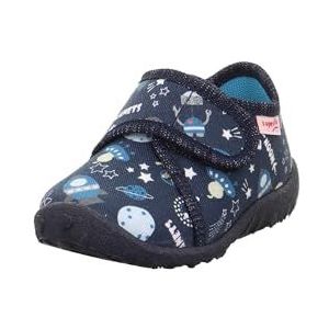 Superfit spotty pantoffels, donkerblauw veelkleurig 8120, 19 EU Weit