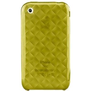 Katinkas Hard Cover voor Apple iPhone 3G honingraat geel