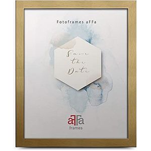 aFFa frames, Hekla, fotolijst, MDF fotolijst, onderhoudsvriendelijk, rechthoekig, met acrylglasfront, goud, 40 x 60 cm
