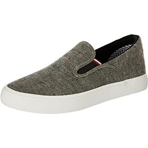 Tommy Hilfiger Heren Th Hi Vulc Core Low Slip op Fm0fm04734 Vulcanized Sneaker, Zwart, 40 EU