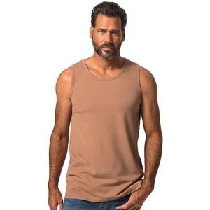 JP 1880, Heren, grote maten, tanktop, lichtbruin, 3XL