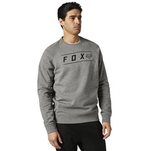 Fox Racing Heren Pinnacle Crew Fleece Sweatshirt, Heather Graphite, XL