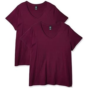 Hanes Lichtgewicht Nano T-shirt voor dames (pak van 2) - - S