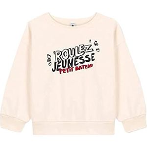 Petit Bateau Sweatshirt voor jongens, Beige, 10 Jaar