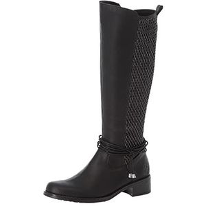 Rieker Z7362 kniehoge laarzen voor dames, zwart, 39 EU