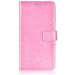 Beschermhoes van leer voor Samsung Galaxy S7, roze