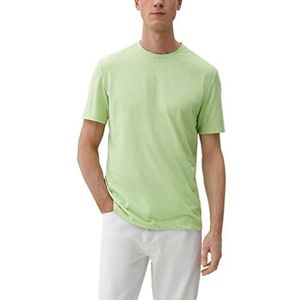 s.Oliver Heren T-shirt met korte mouwen, Groen | Meerkleurig 70W1, S