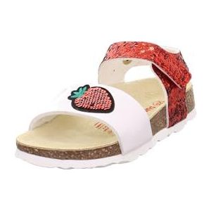 Superfit Meisjes-voetbedpantoffels niet van toepassing, rood wit 5000, 39 EU