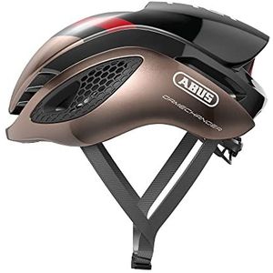ABUS GameChanger racefietshelm - aerodynamische fietshelm met optimale ventilatie-eigenschappen voor mannen en vrouwen - koper/rood, maat L