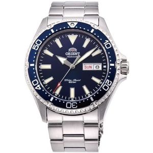 Orient Unisex volwassenen analoog automatisch horloge met roestvrijstalen armband RA-AA0002L19B, zilver, armband