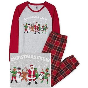 The Children's Place baby girls Family Matching Christmas Holiday Sets, Snug Fit 100% Cotton, Adult, Big Kid, Toddler, Pajama Set, Santa Xmas Crew, X-Large US