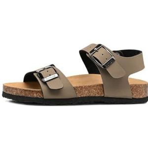 Scholl leren kinderjeans, Taupe, 32 EU