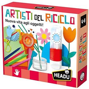 Headu Kunstenaar van recycling nieuw leven met objecten It53733 spel kunst & handwerk voor kinderen 4-8 jaar Made in Italy
