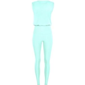 Winshape Dames Functional Comfort Jumpsuit JS102LSC, groen, XXL