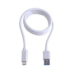 LMP 16652 USB-kabel, 1 m, USB-A, USB-C-stekker, zilverkleurig