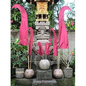 Bali vlag, polyester, rosapink, 120 cm