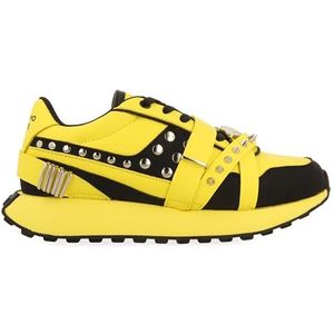Gioseppo 73852 Sneakers - Geel - Leer - Met Spikes en Studs