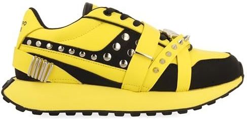 Gioseppo 73852 Sneakers - Geel - Leer - Met Spikes en Studs