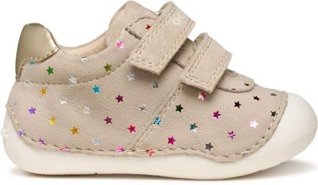 Geox - Tutim - Baby Schoenen - Meisjes - Bedrukt Suède - Flexibel en Dempend