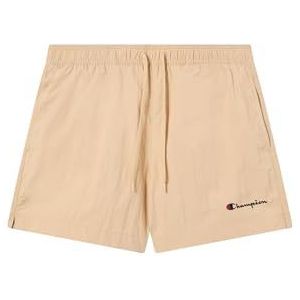 Champion Heren Legacy - Beachshorts met klein logo, beige (MS091), M, Beige (Ms091), M