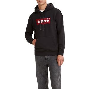 Levi's Standard Graphic Sweatshirt Hoodie Mannen, Housemark Two Color Jet Black, S